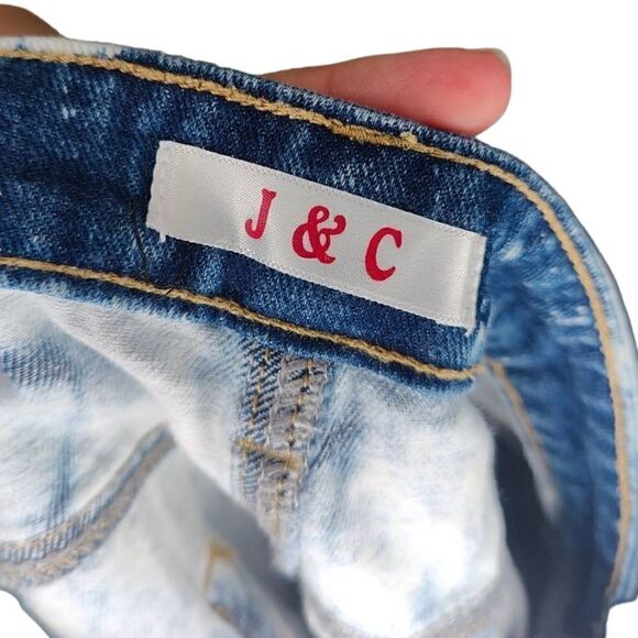 J & C High Rise Denim Short Shorts - Picture 7 of 7